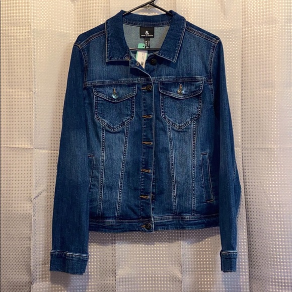 Love & Legend Jackets & Blazers - Love & Legend Elyza Dark Denim Jacket